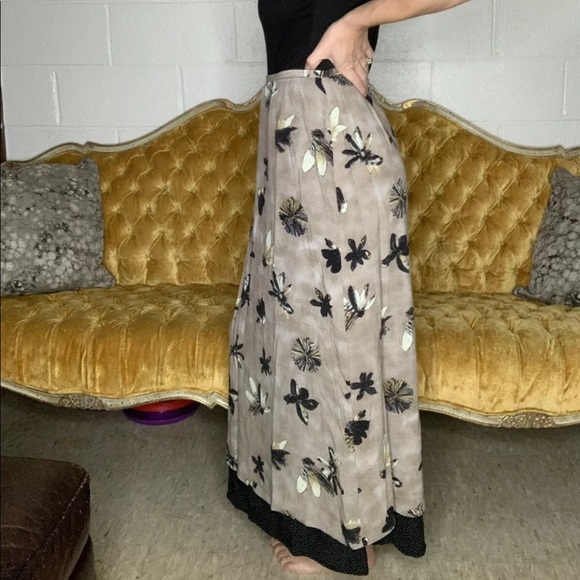 Sigrid Olsen Sport Floral Polkadot Trim Skirt - Picture 4 of 7